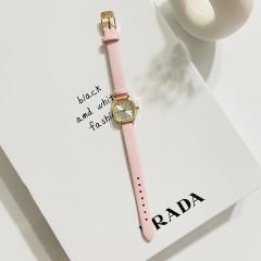 Pembe Retro Oval Saat
