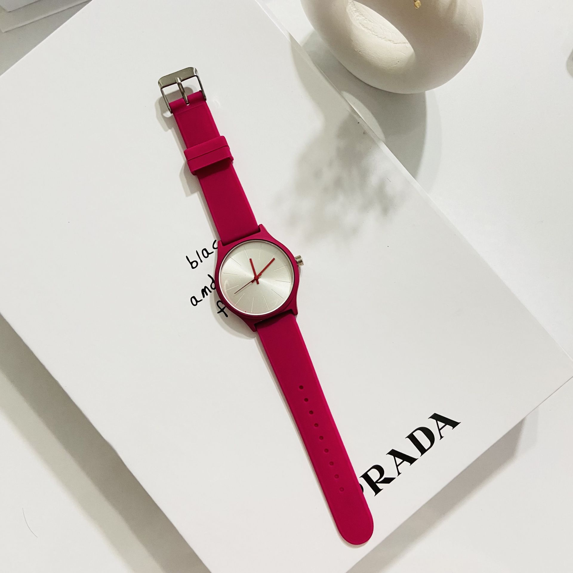Bordo Silikon Kordon Saat