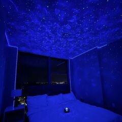 Starry Projektör Hoparlör Gece Lambası