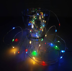 Renkli Pilli Peri Led Işık (RGB)- Dekoratif Tel Led Aydınlatma