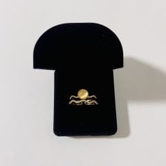 Taş Detaylı Ayarlanabilir Yüzük - Gold