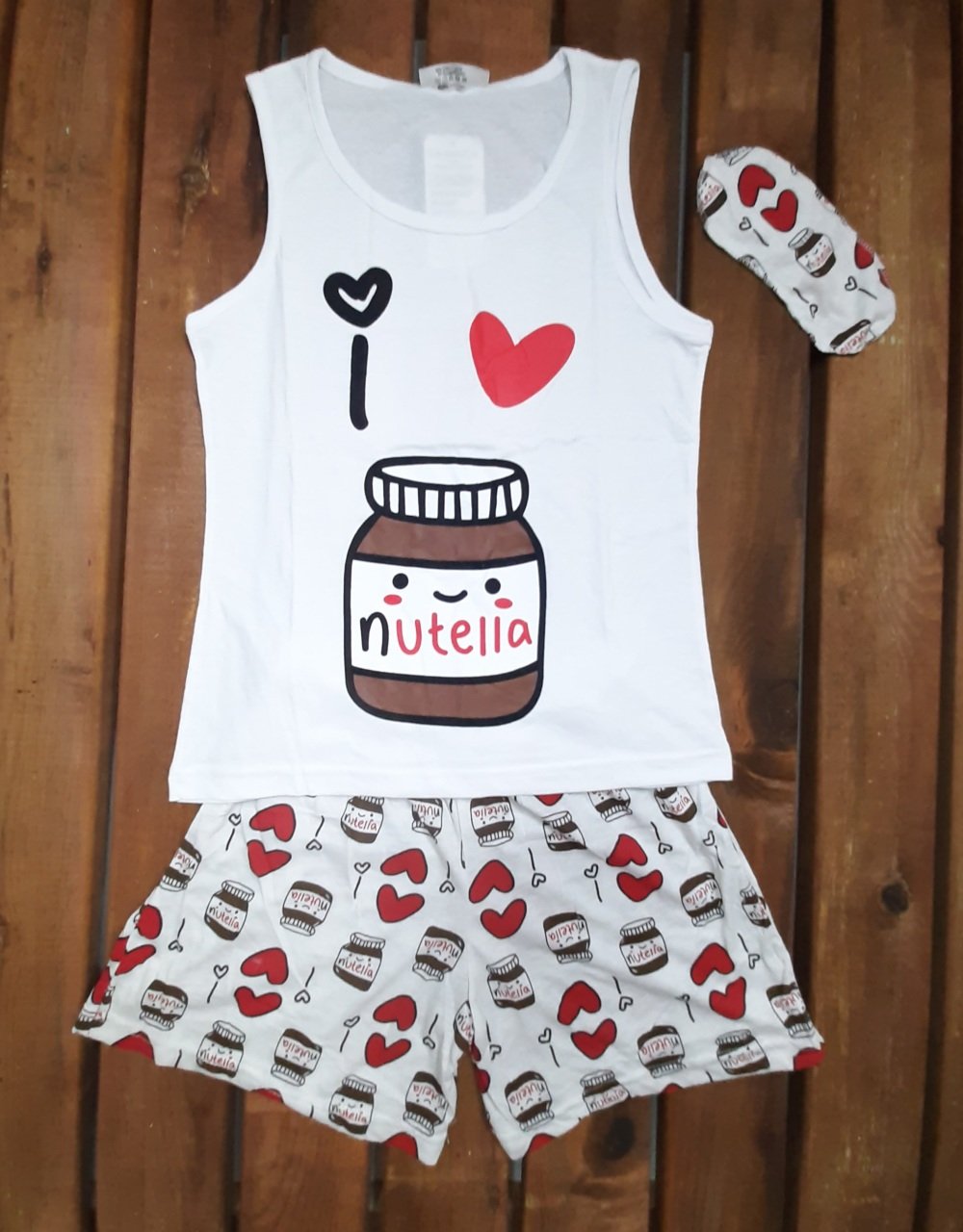 Nutella Kısa Pijama Takımı