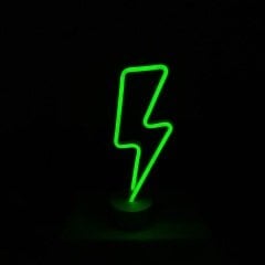 Şimşek Tasarımlı Neon Led Lamba