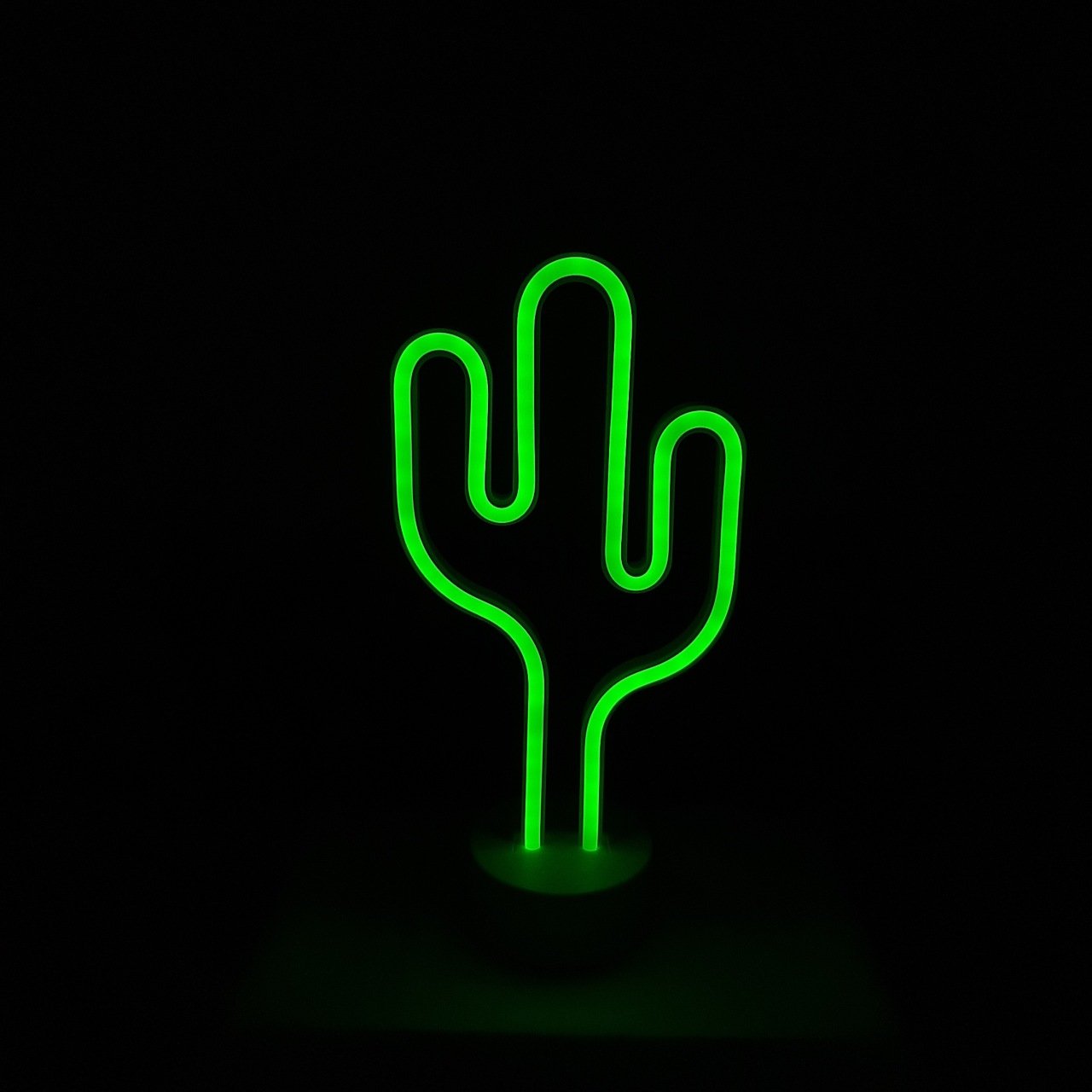 Neon Kaktüs Led Lamba