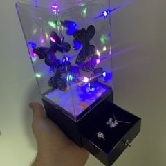 Kelebek Fanus Çelik Set