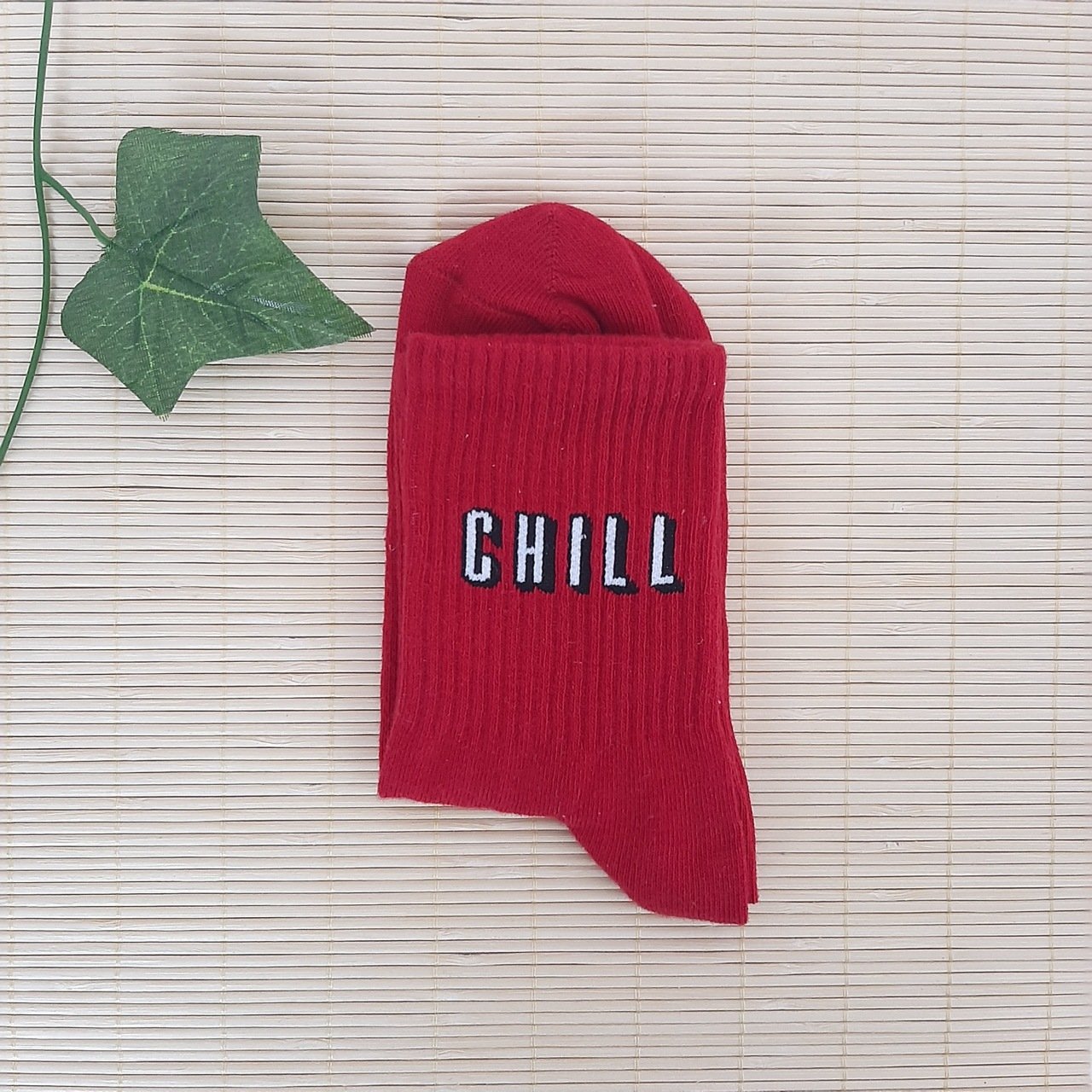 Chill Baskılı Çorap