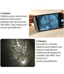 Silver Geyik Boynuzlu 100 Dilde Seni Seviyorum Kolye