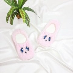 Sevimli Pembe Peluş Patik