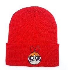 Powerpuff Girls Kırmızı Nakışlı Bere
