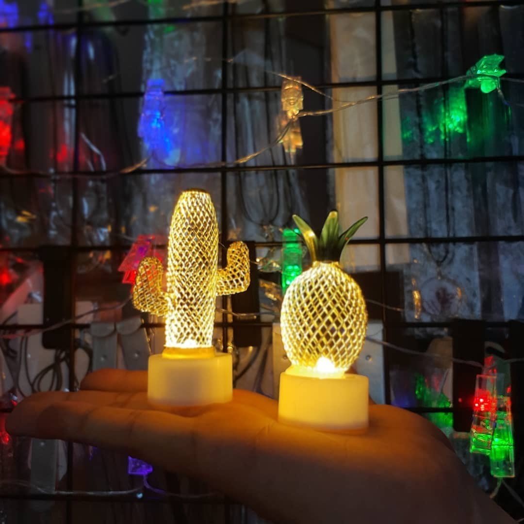Ananas & Kaktüs Led Lamba