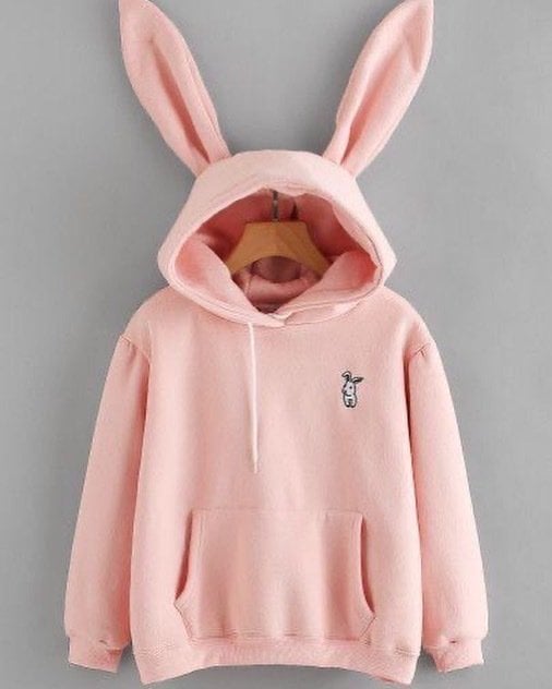 Pembe Tavşan Sweatshirt