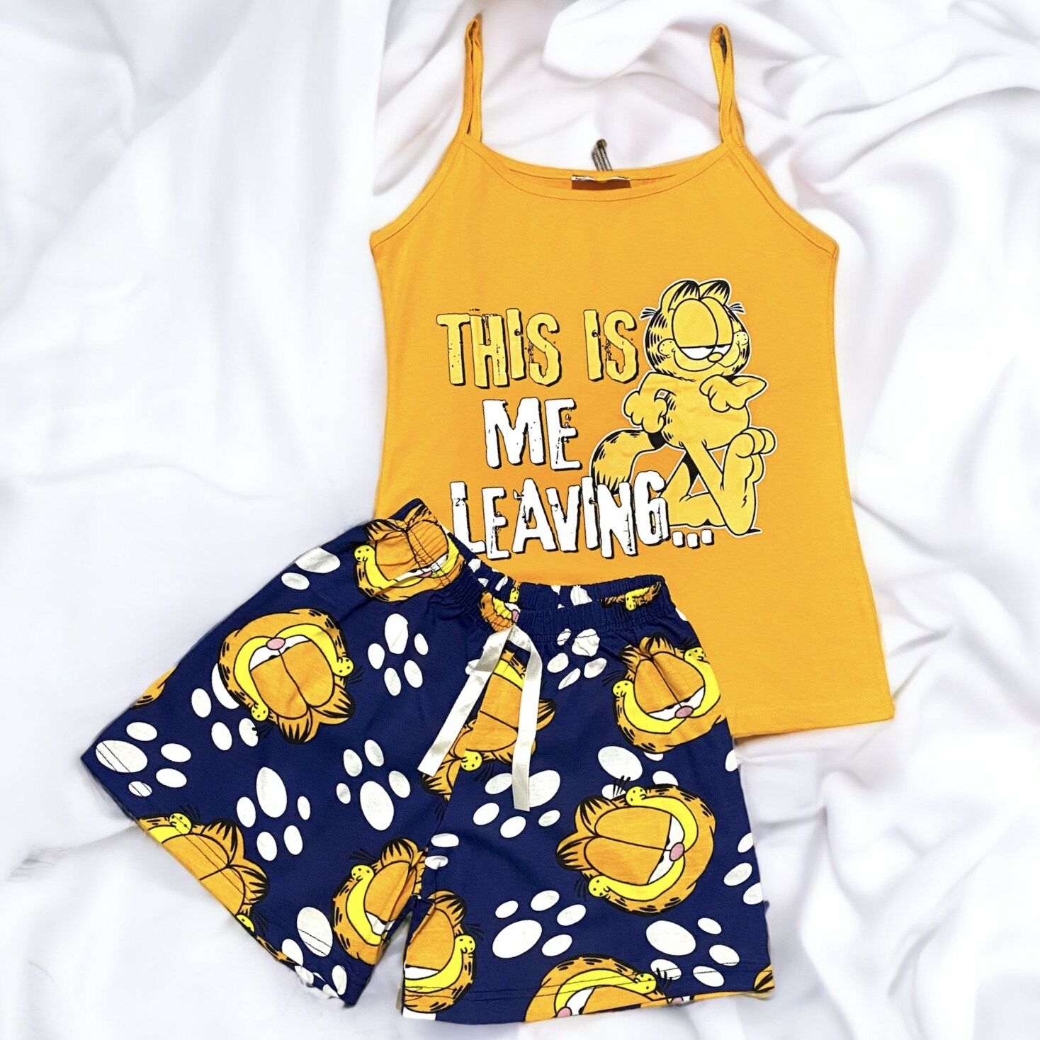 Garfield Baskılı Pijama Takımı