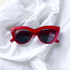 Kırmızı Cat Eye Güneş Gözlüğü