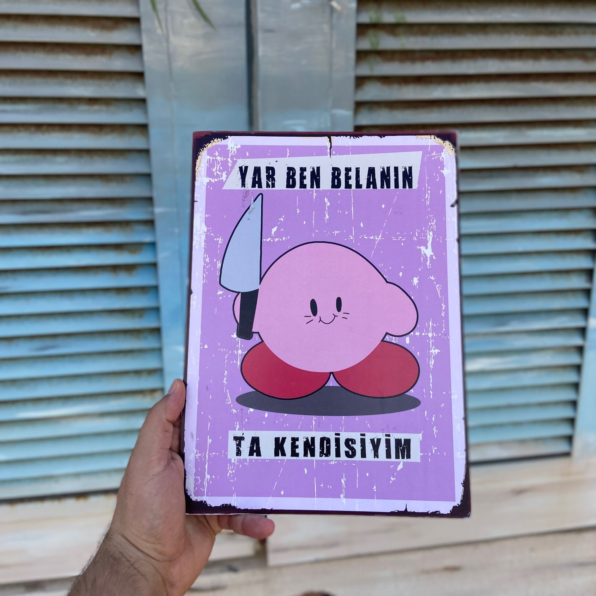 Yar Ben Belanın Ta Kendisiyim Ahşap Dekor