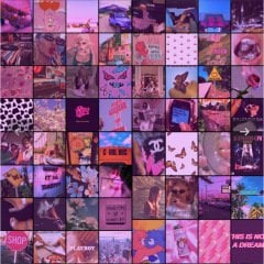 Pink 60'lı Duvar Kağıdı