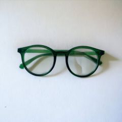 Retro Kemik Yeşil Gözlük